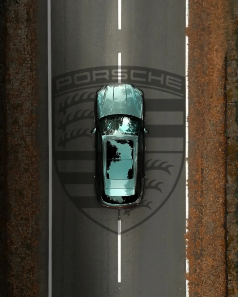 Porsche editorial — imagem de destaque